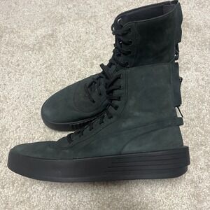 Men's Puma XO The Weeknd x Parallel SZ 11 Triple Black Boot 365039-02 EUC